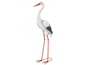 4063387697597 - Tierfigur GILDE Storch Adebar Dekofiguren Gr B H T 295 cm x 54 cm x 9 cm weiß Weihnachtsengel Weihnachtsfiguren