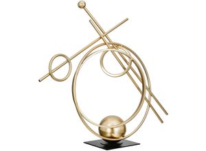 4063387698587 - Dekoobjekt CASABLANCA BY GILDE Skulptur Abstracto goldfarben H 455 cm gold (goldfarben) B48cm H455cm T13cm Metall Dekofiguren