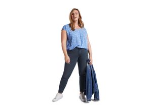 4063421538190 - Große Größen Slim Jeans mit Shaping-Effekt am Bauch dark blue Denim Gr52
