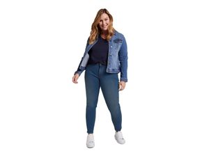 4063421538985 - Große Größen Skinny Jeans mit Bauch-Shaping-Effekt blue Denim Gr46