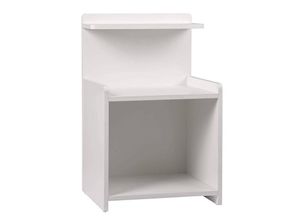 4063425065784 - Nachttisch Nachtkommode Nachtschrank Beistelltisch Sofatisch mit Ablagefläche aus MDF 40x35x62cm Weiß