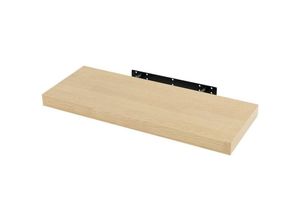 4063425076872 - Wandboard Wandregal cd dvd Regal Bücherregal Holz Board Gelb Eiche 60x229x38cm - Gelb Eiche - Woltu