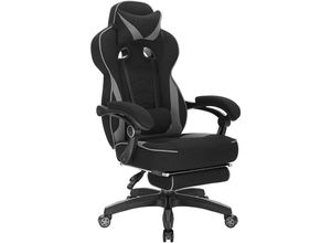 4063425102861 - Woltu - Gaming Stuhl Bürostuhl Ergonomisch mit Lendenkissen Atmungsaktiv Gaming Chair Gamer Stuhl 150 kg Belastbarkeit Gaming Sessel mit Große