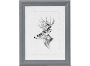 4063425147848 - Bilderrahmen Fotogalerie Holz Rahmen Glasscheibe Artos Stil grau 20x30 cm - grau - Woltu