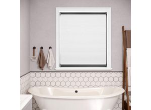 4063425208211 - Woltu - Plissee Klemmfix ohne Bohren Plisseerollo Faltrollo Jalousie mit Klemmträger Lichtdurchlässig Blickdicht Jalousie Sichtschutz Sonnenschutz