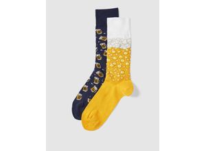 4063489030858 - Socken mit Motiv-Print im 2er-Pack