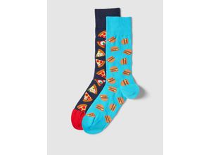 4063489623869 - Socken mit Motiv-Print im 2er-Pack