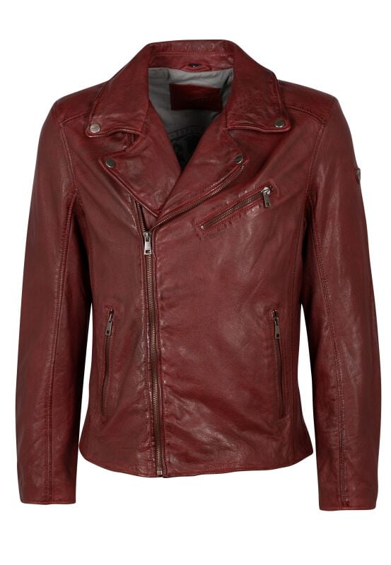 4063495360093 - MMKunro Lederjacke rot in M