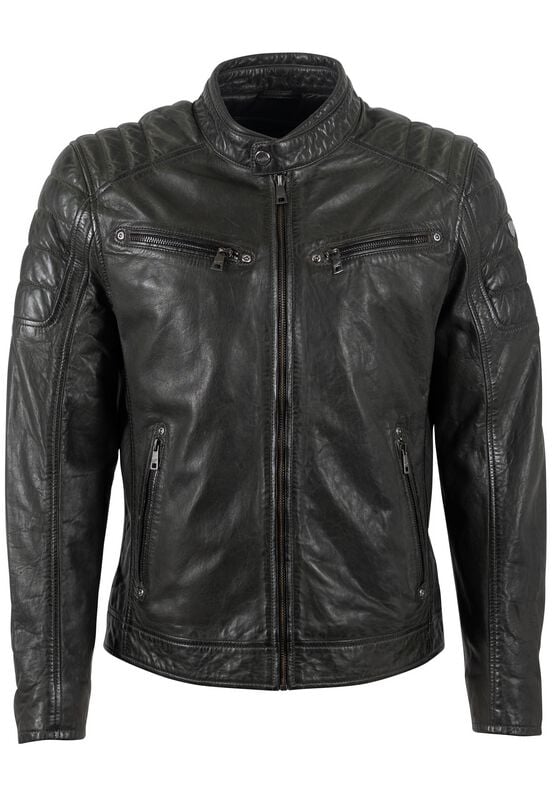 4063495381968 - MMDerry Lederjacke grün in M