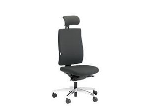 4063511001290 - Bürostuhl CETO CT2450 Synchronmechanik ohne Armlehnen Membransitz mit Nackenstütze grau