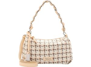 4063512107595 - Tamaris Schultertasche Woll-Optik Reißverschluss für Damen beige