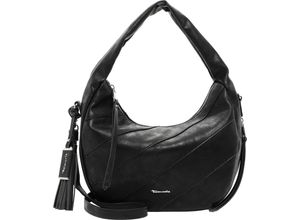 4063512110410 - Tamaris Schultertasche Reißverschluss Quaste für Damen schwarz