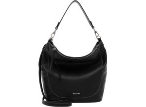 4063512113510 - Tamaris Schultertasche Reißverschluss Emblem für Damen schwarz