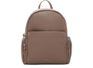 4063512120204 - Tamaris Rucksack Echtleder-Optik Reißverschluss für Damen braun