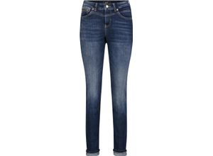 4063531722687 - Jeanshose Gürtelschlaufe Tapered-Fit für Damen blau 44 28