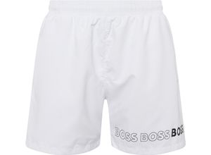 4063534506017 - BOSS Schwimmshort Logo-Print für Herren weiß S