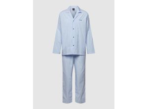 4063534539220 - Pyjama mit Label-Stitching Modell Stripe Pyjama