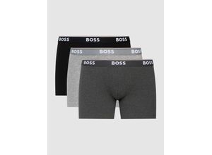 4063535098566 - BOSS Pants 3er-Pack Logo-Bund für Herren grau XL