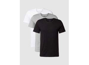 4063535141781 - T-Shirt mit Label-Stitching im 3er-Pack Modell Classic