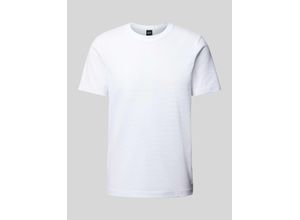 4063535210401 - T-Shirt mit geripptem Rundhalsausschnitt Modell TIBURT