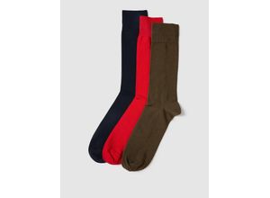 4063535215703 - Socken mit Label-Detail im 3er-Pack Modell UNI COLORS