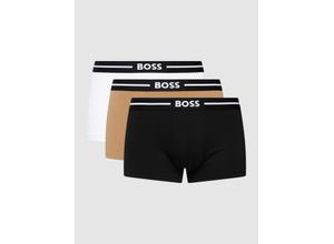 4063535222268 - HUGO BOSS Boxershorts mit Logostreifen im 3er-Pack