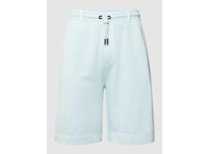 4063536954069 - Shorts mit Label-Stitching Modell Neon