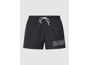 4063537120012 - Boss - Mooneye - Badeshorts in Schwarz-Black