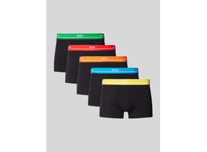 4063537124669 - Boxershorts mit elastischem Label-Bund Modell Essential im 5er-Pack