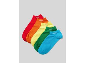 4063537137898 - Socken mit Label-Schriftzug Modell Rainbow im 5er-Pack