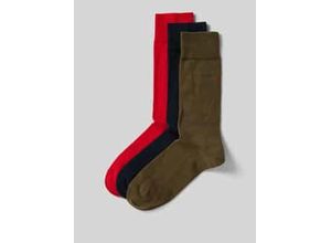 4063537577465 - Socken mit Label-Detail im 3er-Pack Modell UNI COLORS