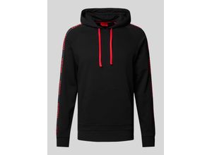 4063537761284 - Hoodie aus Baumwolle mit Label-Details Modell Sporty