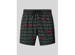 4063538195415 - HUGO Herren Badeshort Tortuga olive Größe L 50474322