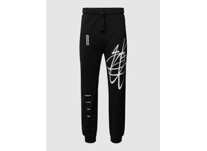 4063538428988 - Sweatpants aus Baumwolle mit Label-Print Modell Drangell