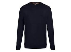 4063539170084 - Rundhals-Pullover BOSS blau 56 4063539170084 - Rundhals-Pullover BOSS blau 56