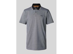 4063539833279 - Slim Fit Poloshirt mit Label-Print