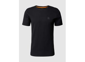 4063539834191 - BOSS Orange T-Shirt Relaxed-Fit Patch-Detail für Herren schwarz M