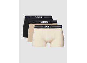 4063541030345 - Boxershorts mit elastischem Label-Bund Modell Bold im 3er-Pack