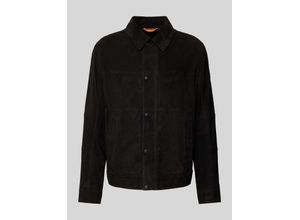 4063541045905 - Lederjacke mit Umlegekragen