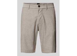 4063541047152 - Slim Fit Bermudas mit Strukturmuster