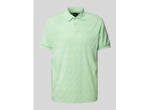 4063541060595 - Regular Fit Poloshirt mit Allover-Muster Modell Pirax