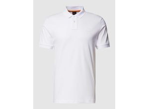 4063541063589 - Slim Fit Poloshirt mit kurzer Knopfleiste