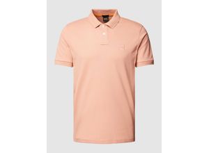 4063541063633 - Slim Fit Poloshirt mit Label-Patch Modell Passenger