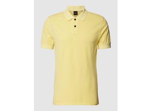 4063541063718 - Slim Fit Poloshirt mit Label-Detail Modell Prime