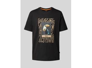 4063541065224 - T-Shirt mit Label-Motiv-Print Modell Te_Tucan