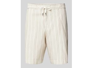 4063541069857 - Regular Fit Leinenbermudas mit Streifenmuster Modell Perin