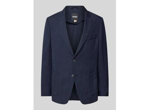 4063541070075 - Sakko in Melange-Optik Modell Hanry in marineblau