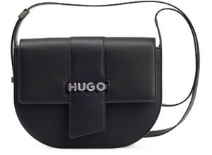 4063541101724 - HUGO RED Schultertasche Magnetdruckknopf Emblem für Damen schwarz