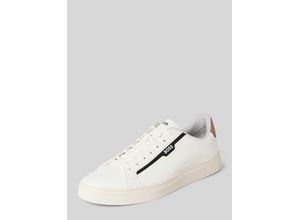 4063541107580 - Ledersneaker mit Label-Details Modell Rhys_Tenn