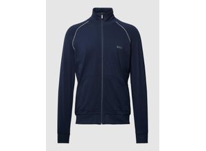 4063541182846 - Sweatjacke mit Label-Stitching Modell Mix&Match